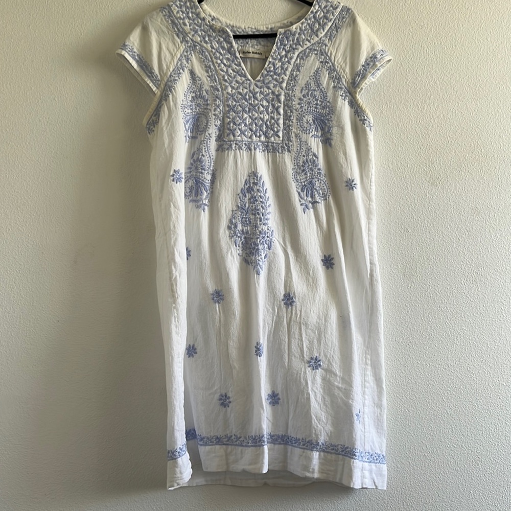 NWOT Roller Rabbit Size M Cover-Up/ Dress Embroidered